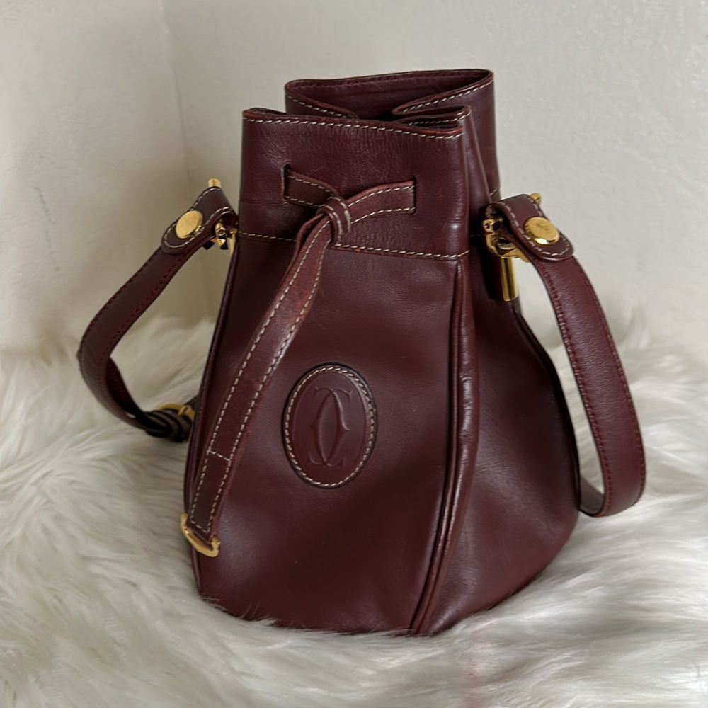 💯Authentic Cartier Drawstring Shoulder Bag🍀 - Picture 14 of 15